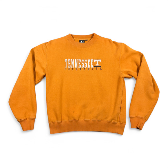 Vintage Tennessee Volunteers Sweater Adult Small Orange Sweatshirt Starter 90s - Picture 1 of 10